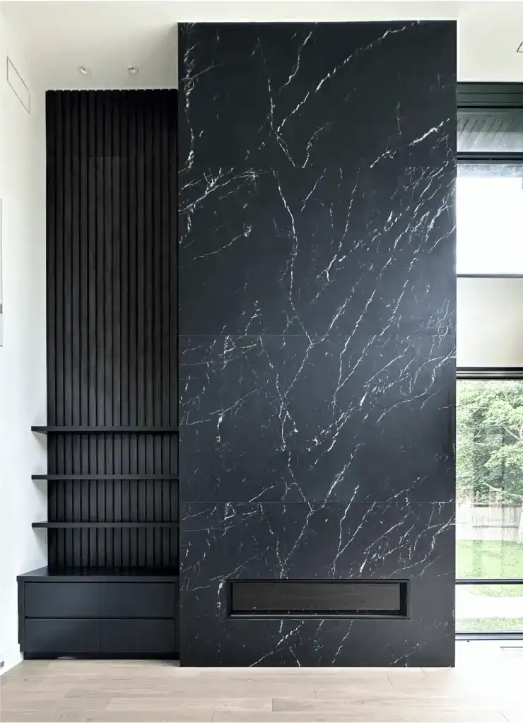 Professional tile installation