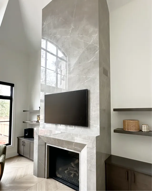 Fireplace Tiling project photo 2 by Prime Tiling Toronto