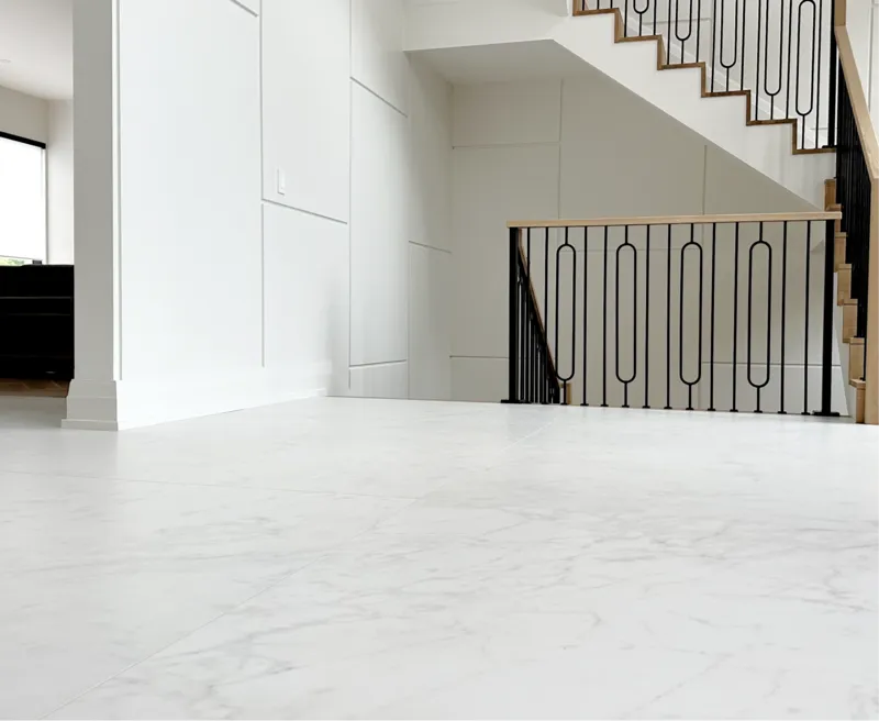 Porcelain Slab Installation project photo 1 by Prime Tiling Toronto