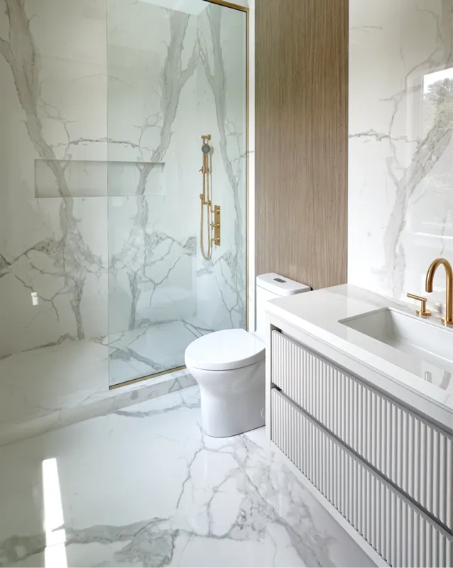 Porcelain Slab Installation project photo 3 by Prime Tiling Toronto